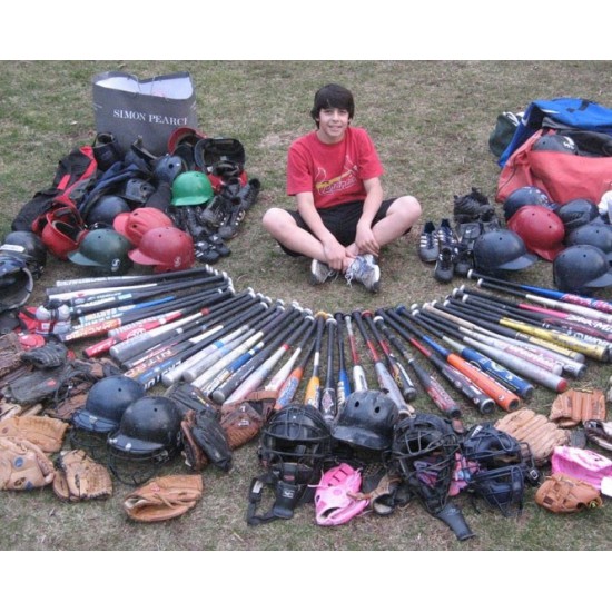 Softball sales team equipment